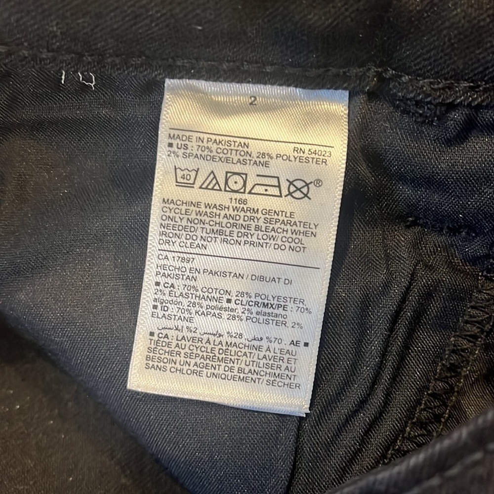 Old navy high rise power slim straight jeans - Picture 3 of 4